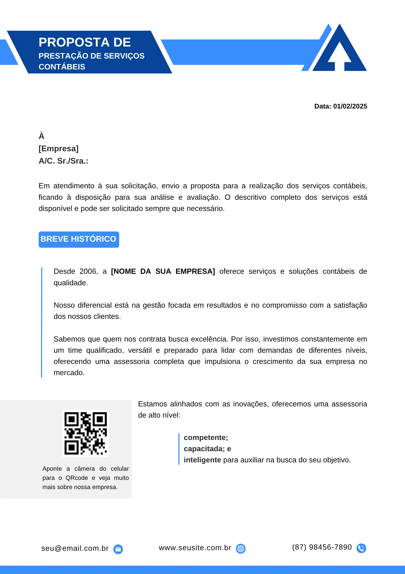 Proposta de Prestação de Serviços Contábeis II - Prodocscontabil