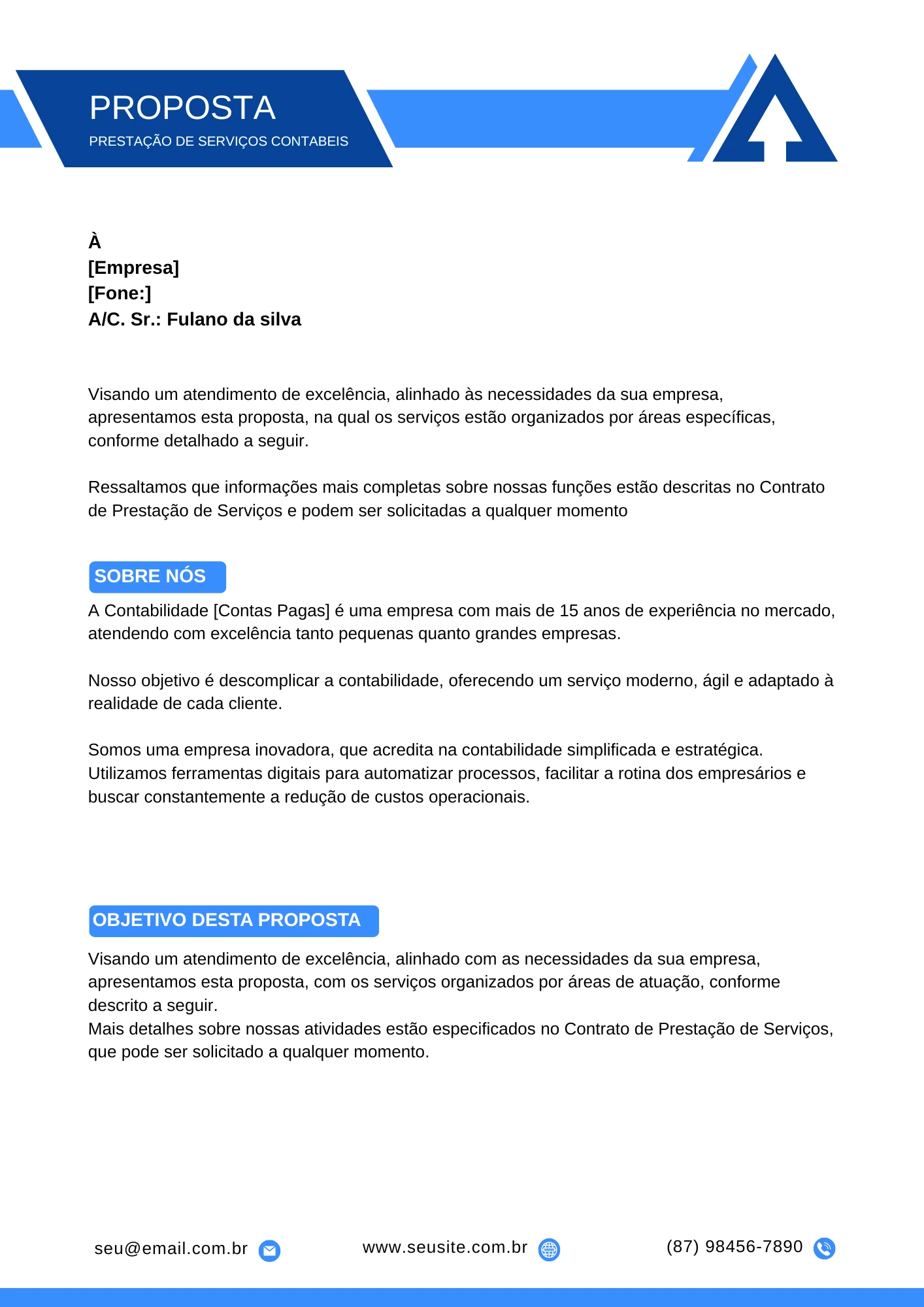 Proposta prestação de serviços contábeis - Prodocscontabil
